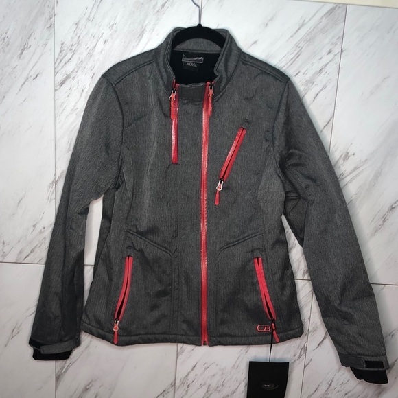 NEW CB Sports Fleece Lined Cold Weather Performance Coat Jacket SZ L - Picture 1 of 5